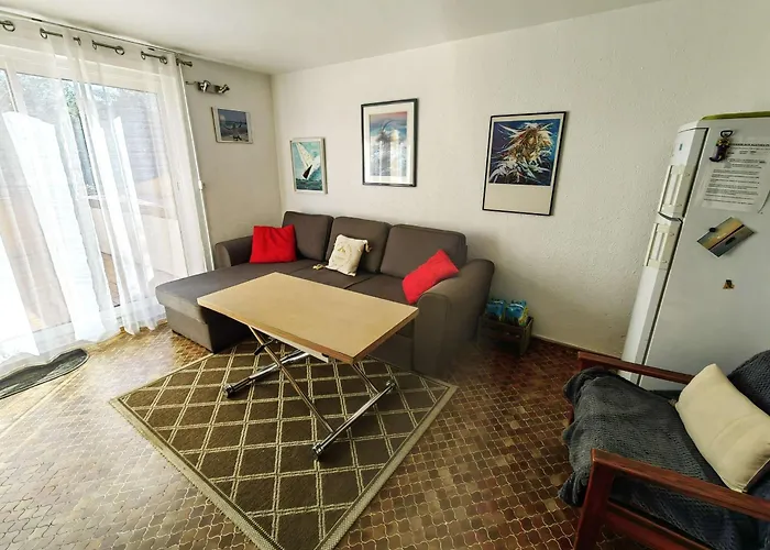 Lägenhet Charmante T3, Jardin Prive, Proche Plage, Cap D'agde - Fr-1-607-224 Agde