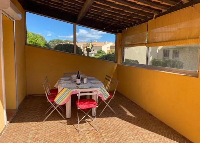 Charmante T3, Jardin Prive, Proche Plage, Cap D'agde - Fr-1-607-224 Lägenhet *